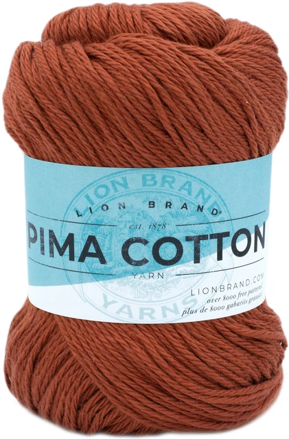 Especias de hilo de algodón Lion Brand Pima -762-135
