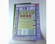 Microscale 87-817 HO 1963-70 Louisville & Nashville Early Diesel Decal Sheet