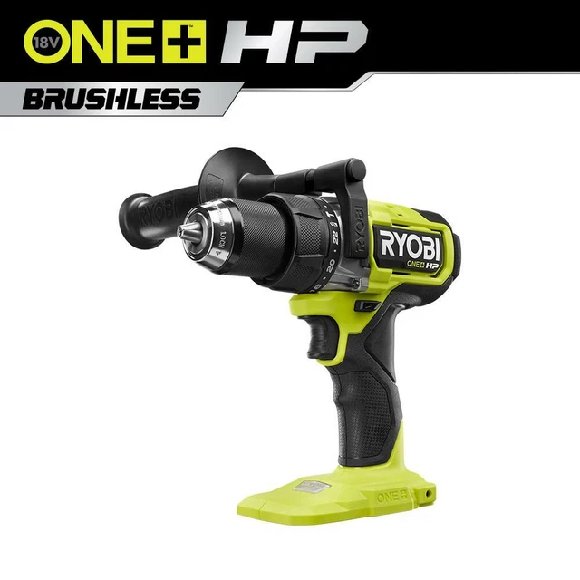 RYOBI ONE+ HP 18V Brushless Cordless 1/2 in. Hammer Drill (Tool Only