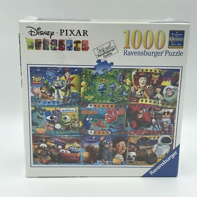 RAVENSBURGER DISNEY PIXAR Movies Toy Story Nemo Cars 1000 Piece Puzzle ...