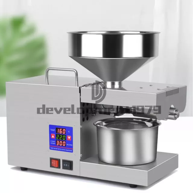 1PCS NEW Corded Electric Oil Press Machine Automatic Extractor Large size