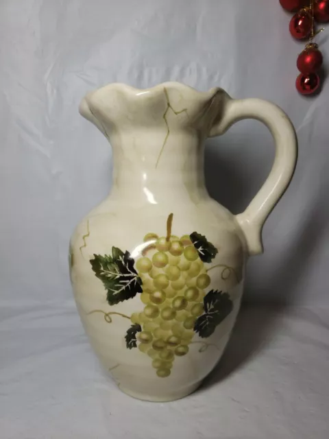 Cabernet Table Top Unlimited Ceramic Pitcher Green Grapes
