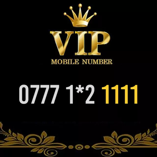 Gold Vip Memorable Phone Number Easy To Remember Mobile Business Simcard - 1111