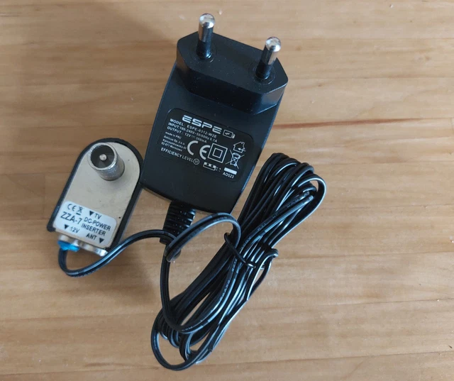 Alimentation Antenne TV TNT 5-12V - Bloc Secteur Pour Ampli UHF - Compatible Télé Numérique