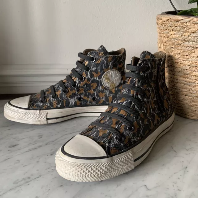 Leopard print on sale converse size 3