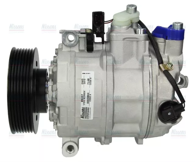 NISSENS Aircon Compressor 89237 for VW PHAETON (2002) 3.2  etc