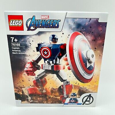 LEGO Marvel Avengers 76168 Captain Merica Mech Armor Neuf Emballage D'Origine