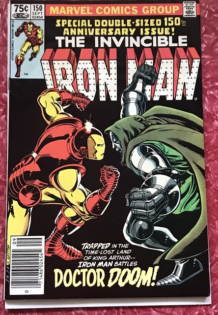 THE INVINCIBLE IRON MAN #150 COMIC VG/VG+ 1st IRON MAN, DR DOOM BATTLE COVER,KEY