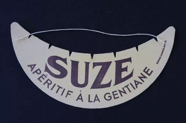 Ancien chapeau publicitaire SUZE Apéritif à la gentiane Tour de France calot