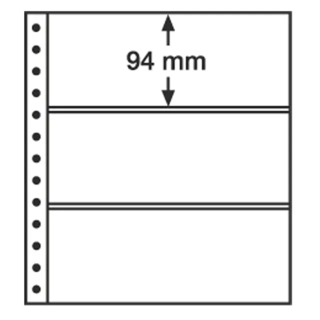 Leuchtturm R-Tafeln 5er-Pack klar od. schwarz verschiedene Einteilungen aussuche