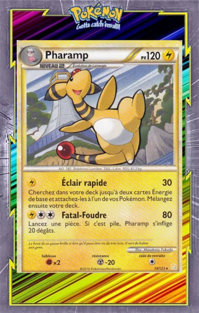 Pharamp - HS:HeartGold SoulSilver - 14/123 - Carte Pokemon Française
