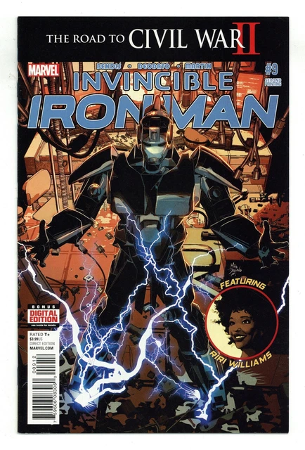 Invincible Iron Man #9C Deodato Variant 2nd Printing VF 8.0 2016