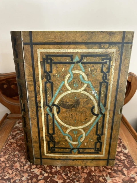 Boîte de Rangement en Bois Vintage Coffre à Bijoux au Trésor Décoratif