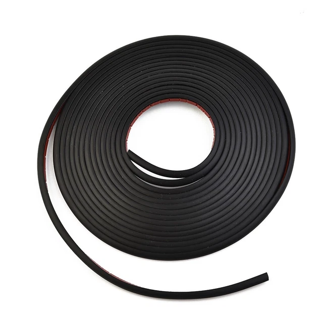 5M Slanted T Shape Car Trim Seal Strips Weatherstrip Headlight Bumper Lip Insert