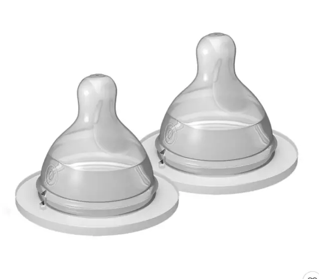 MAM Bottle Nipples Extra Slow Flow Nipple Size 0- 2pk