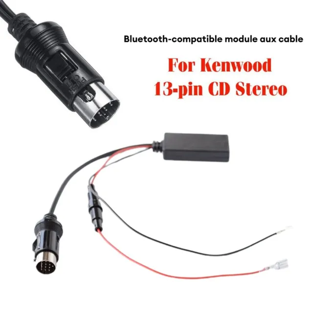 Bluetooth compatible Module Car Audio Cable Adapter Receiver for Kenwood CD