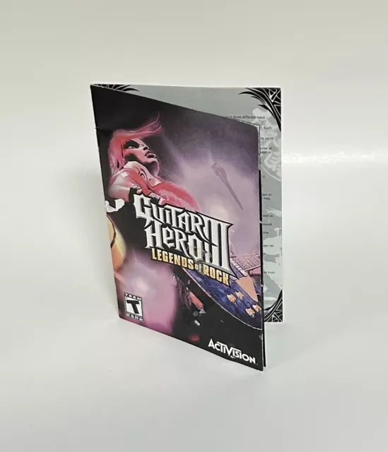 Guitar Hero II Legends of Rock Manual Only! (Sony Playstation 2 PS2)