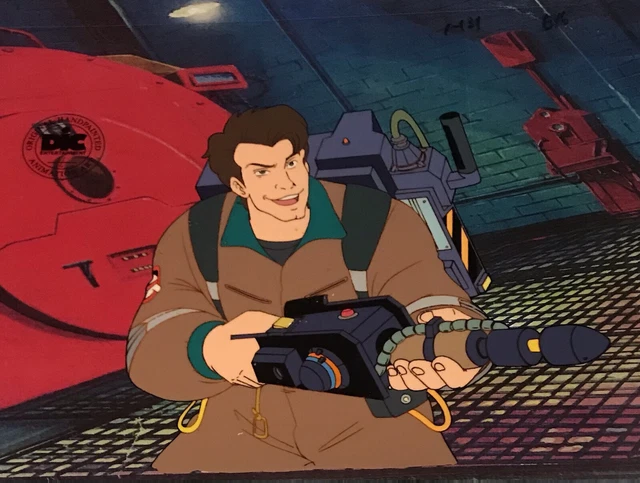 Real Ghostbusters Original  Animation Production Art Cel DIC ENT