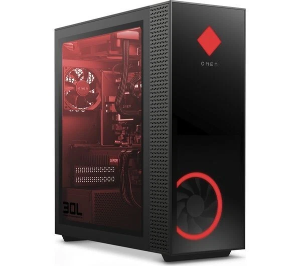 Omen Computer Pc HP OMEN GAMING Desktop PC 4.40GHz Ryzen 7 16GB RAM 512GB SSD Radeon RX ...