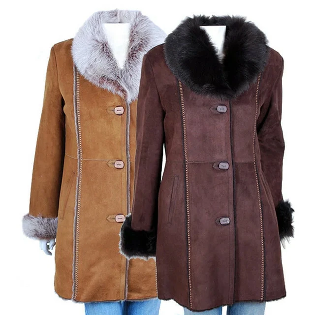$2175 Aston Leather Spanish Merino Women's Shearling Coat $2175 Aston Leather Spanish Merino Women's Shearling Coat