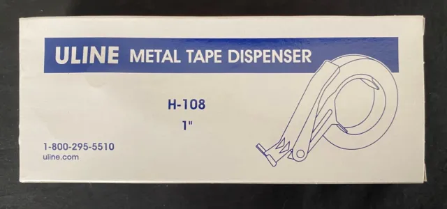 Uline H-108 1" Metal Strapping Tape Dispenser for Fiber / Filament Tapes