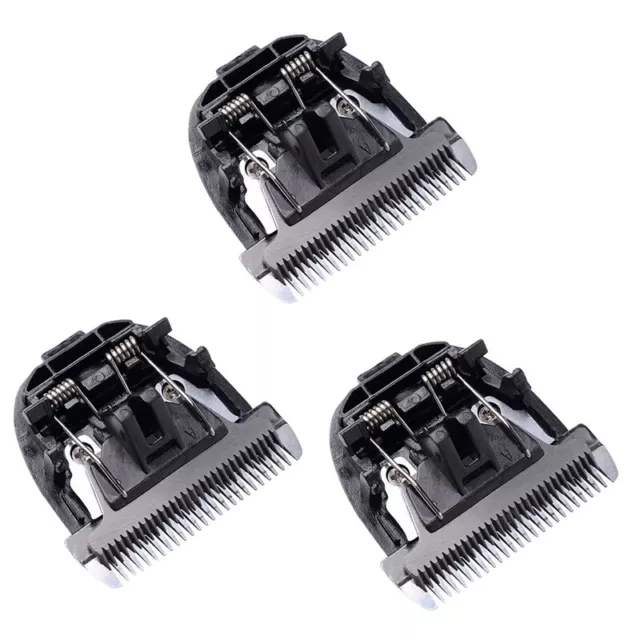 3X Black Ceramic Titanium Pet Dog Hair Trimmer Blade Clipper Head for P