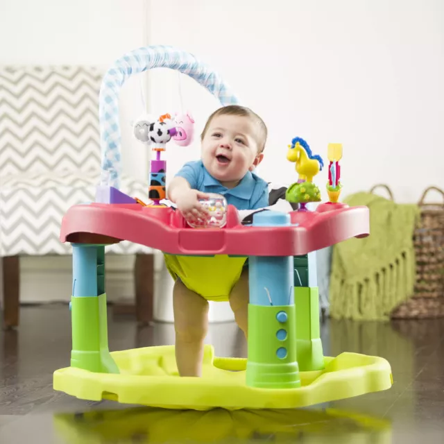 CUTE !Evenflo Exersaucer Moovin & Groovin