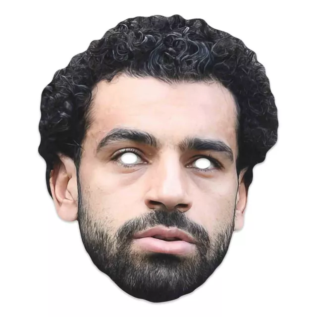 Mohamed Salah Footballeur 2D Carte Fête Masque Visage