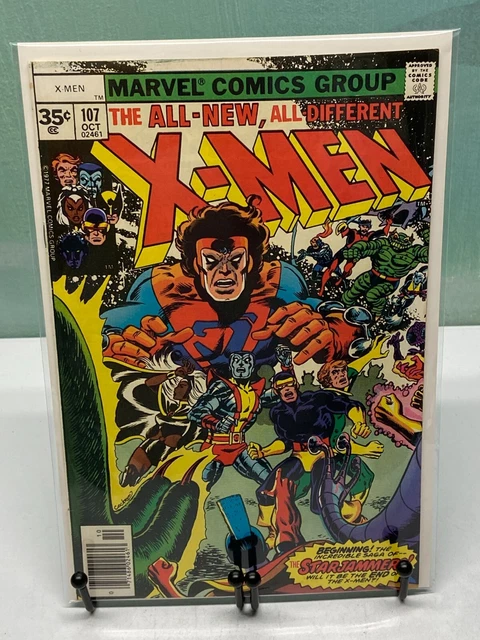 X-men #107 Extremely Rare 35 Cent Variant High Grade 1st Gladiator Appearance!