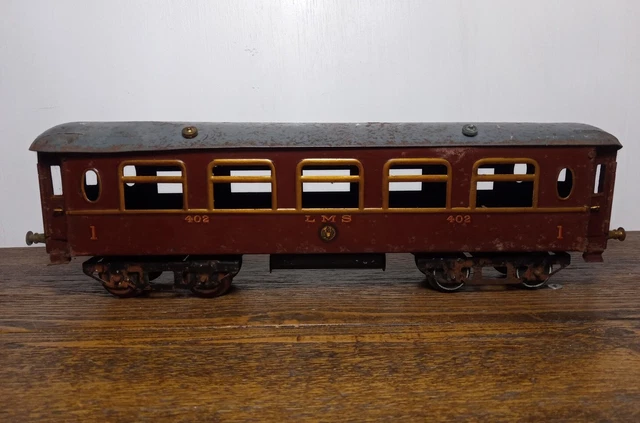 HORNBY O GAUGE LMS 402 1st Class Corridor Saloon coach Meccano £44.99 ...