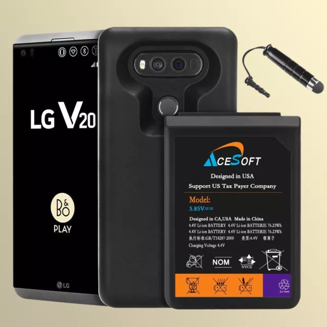 10900mAh Triple lasting extended battery for gamer fits LG V20 H918 phone