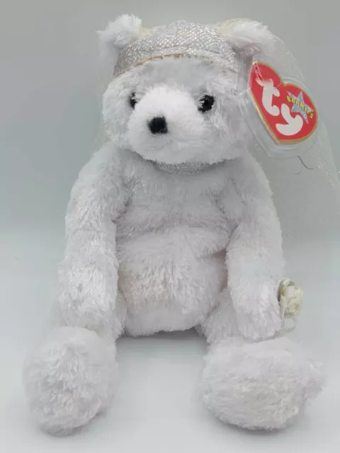 Ty Beanie Babies Bride The Wedding Bear New With Tags And Plastic Protector