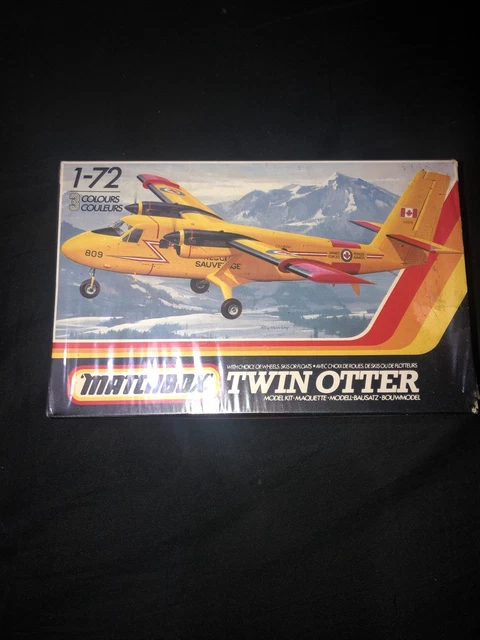 Matchbox kit 1:72 hydravion Twin Otter de 1983 réf PK-127