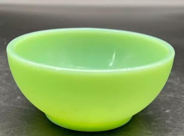 Jadite-Jadeite Fire King Restaurant Chili Bowl-Oven Fire King Ware