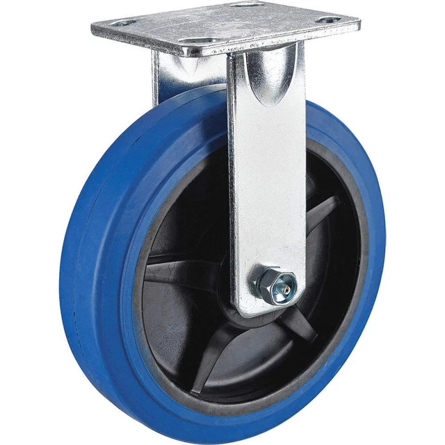 GRAINGER APPROVED P25R-EP060K-14-001 Kingpinless Plate Caster,Rigid,500 lb.