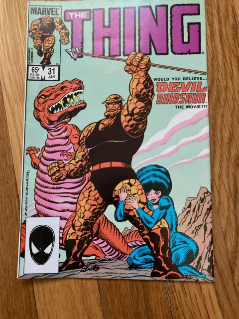 The Thing with Devil Dinosaur #31 Marvel Comics 1986