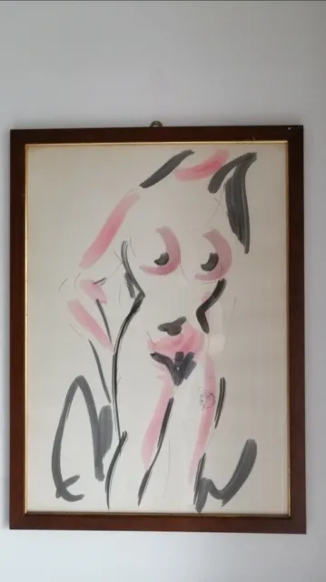 Dipinto Teresio Pastorino "Nudo"