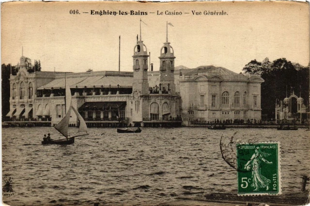 CPA AK ENGHIEN-les-BAINS - Le Casino - Vue Générale (519535)