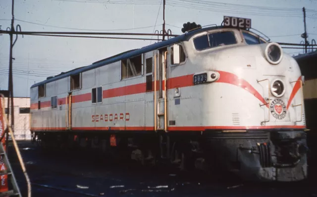 Duplicate Train Slide Seaboard   E-7  #3029 04/1963 Jacksonville Florida