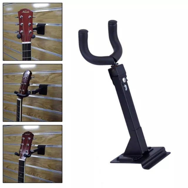 Adjustable Swivel Wall Mount Guitar Stand Hook Holder for Multiple Strings