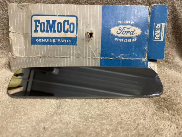 Nos Ford Lincoln Mercury Chrome Inside Rear View Mirror