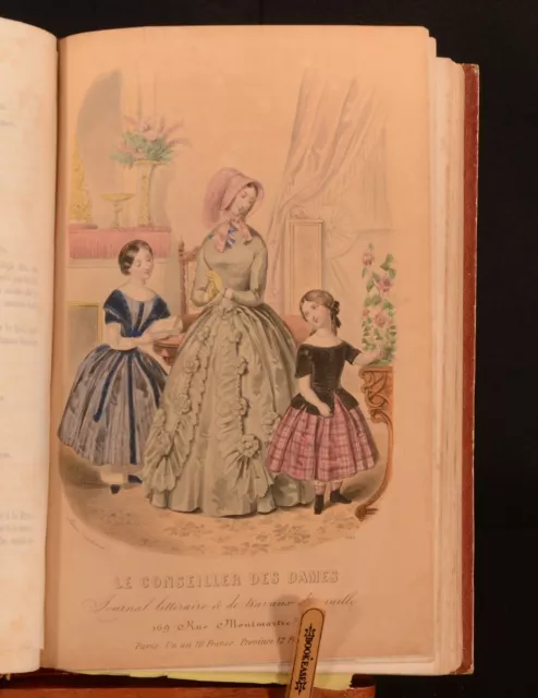 1847-49 2vol Le Conseiller des Dames Journal D'Economie Domestique Illus Sewing 3