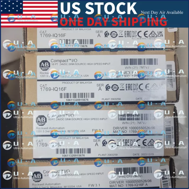 1769-IQ16F 16 Pt 24VDC I/O Input Module New Factory Sealed FREE SHIP