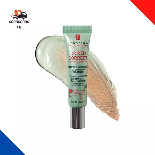 Crème Soin Visage Anti-Rougeurs, Perfecteur Et Correcteur SPF 25,Soin Cosmétique