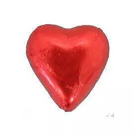 Belgian Milk Chocolate Hearts - Red (5kg Box)