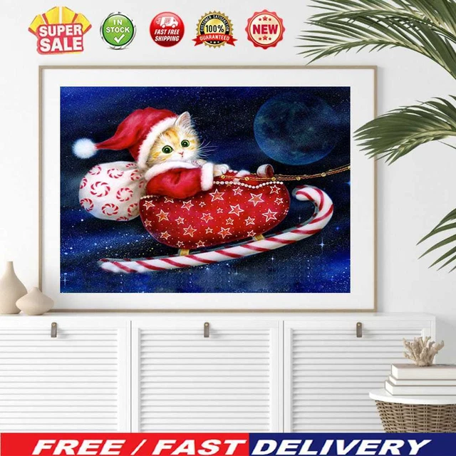 Taladro Fiorky B5290 5D, redondo, juego de gatos, decoración del hogar, artesanía
