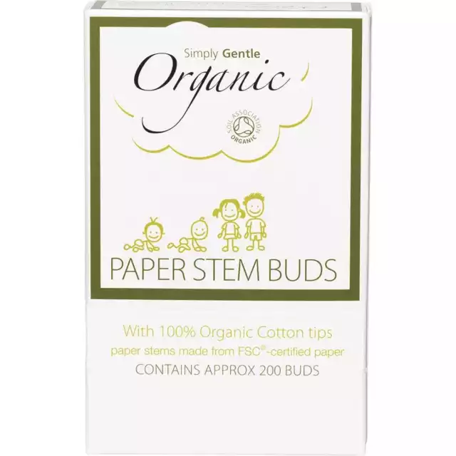 Simply Gentle Organic Organic Cotton Buds x200