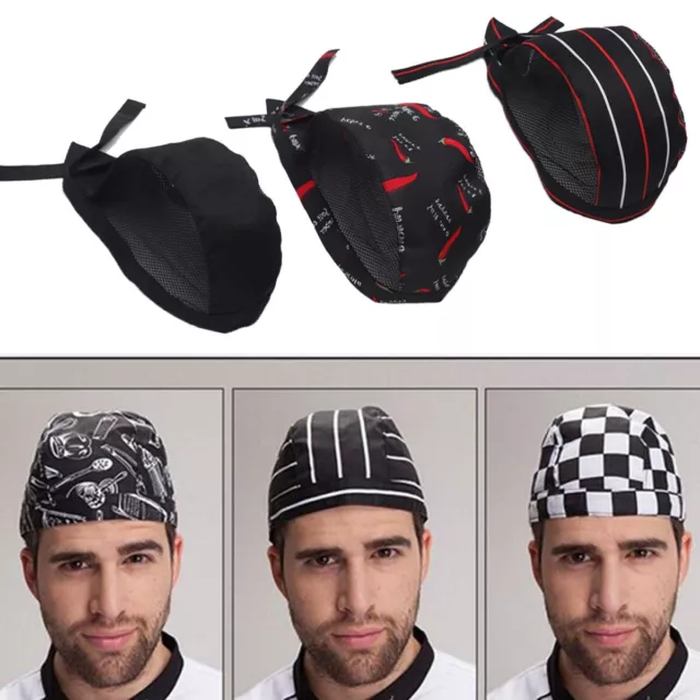 Durable Pirate Mesh Chef Hat for Professionals and Kitchen Enthusiasts