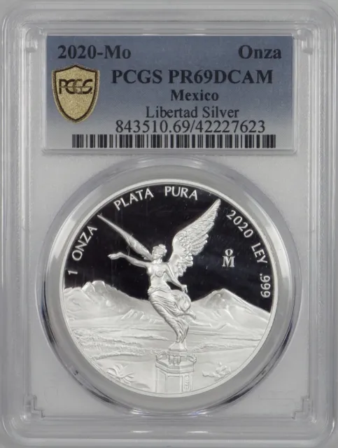 2020 1oz PCGS Uncirculated Proof Mexican Libertad Gorgeous Bright Cameo!