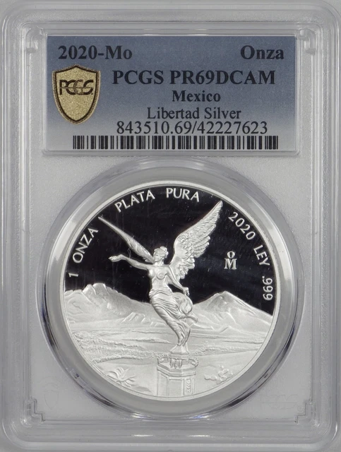 2020 1oz PCGS Uncirculated Proof Mexican Libertad Gorgeous Bright Cameo!